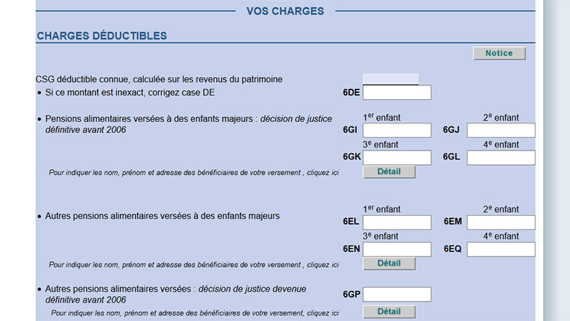 Comment déclarer un occupant à titre gratuit